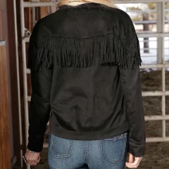 Cruel Denim Women's Fringe Jacket -Western Fashion Ladies img71724 cruel denim women s fringe jacket