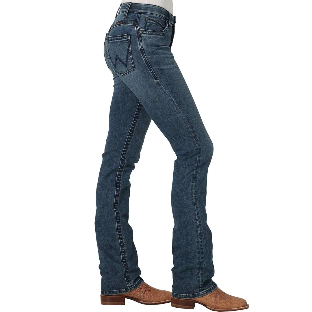 Wrangler Women's Ultimate Riding Mid Rise Willow Bootcut Jeans 2 Wrangler Women's Ultimate Riding Mid Rise Willow Bootcut Jeans - Image 2