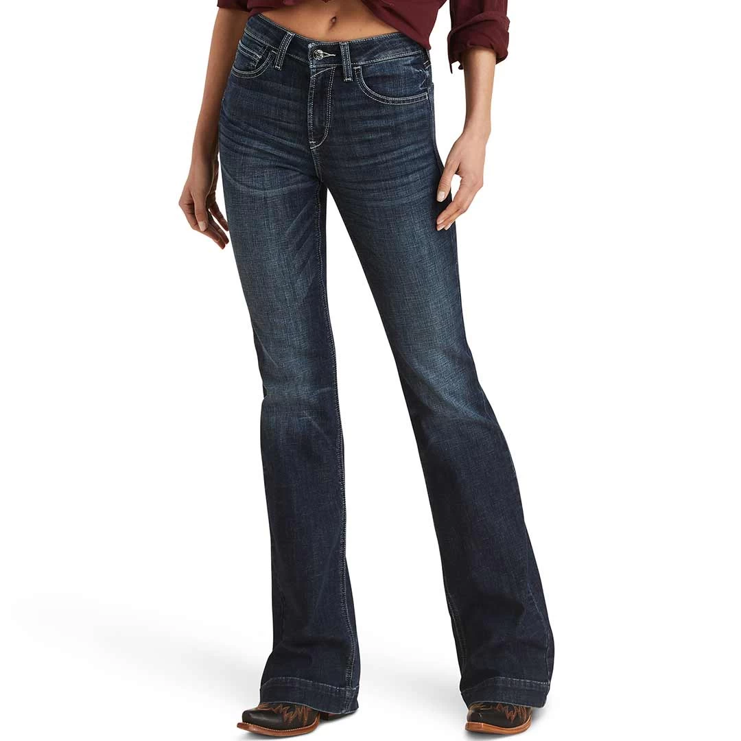 Ariat Women's Slim Fit Ryki Trouser Jeans 2 Ariat Women's Slim Fit Ryki Trouser Jeans - Image 2