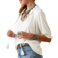 Ariat Women's Petunia Blouse -Western Fashion Ladies img74801 ariat women s petunia blouse