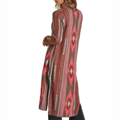 Rock & Roll Cowgirl Women's Aztec Duster -Western Fashion Ladies img74877 rock roll cowgirl women s aztec duster