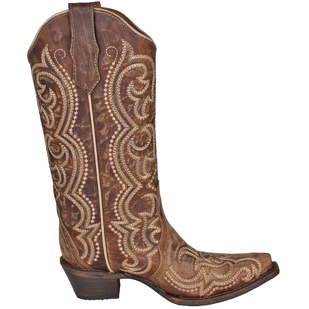 Circle G Women's Sequence Embroidery Cowgirl Boots 3 Circle G Women's Sequence Embroidery Cowgirl Boots - Image 3