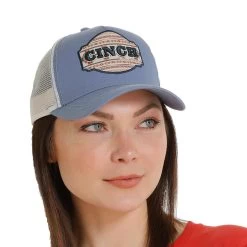 Cinch Women's Aztec Logo Patch Snap Back Cap -Western Fashion Ladies img76831 cinch women s aztec logo patch snap back cap