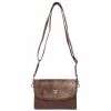 Montana West Genuine Leather Hair-On-Hide Crossbody Purse
