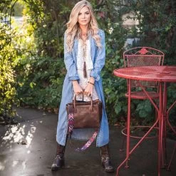 STS Ranchwear Chocolate Basic Bliss Satchel -Western Fashion Ladies img78304 sts ranchwear chocolate basic bliss satchel