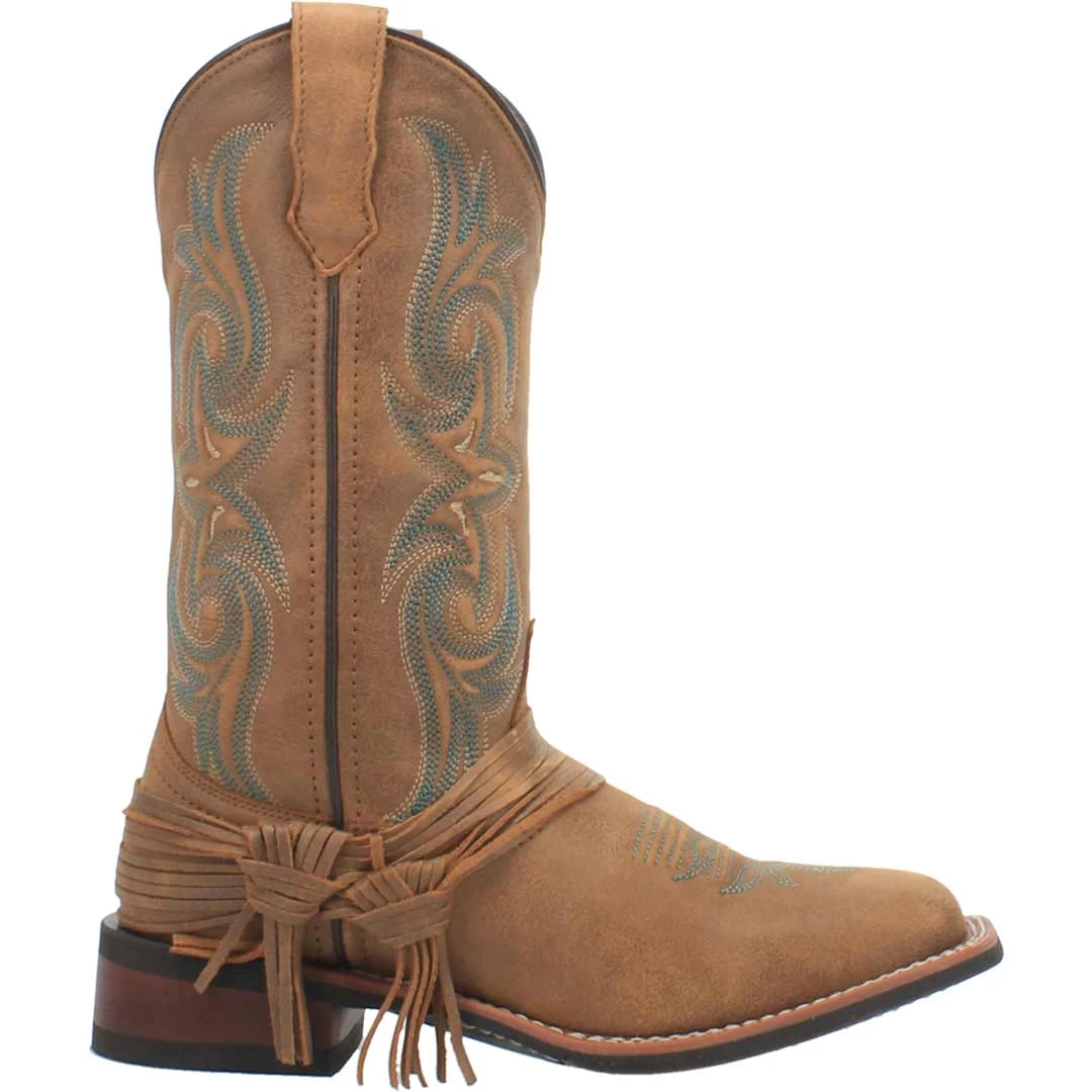 Laredo Women's Sadie Fringe Leather Cowgirl Boots 4 Laredo Women's Sadie Fringe Leather Cowgirl Boots - Image 4