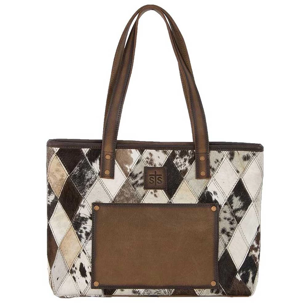 STS Ranchwear Women's Diamond Cowhide Tote 2 STS Ranchwear Women's Diamond Cowhide Tote - Image 2