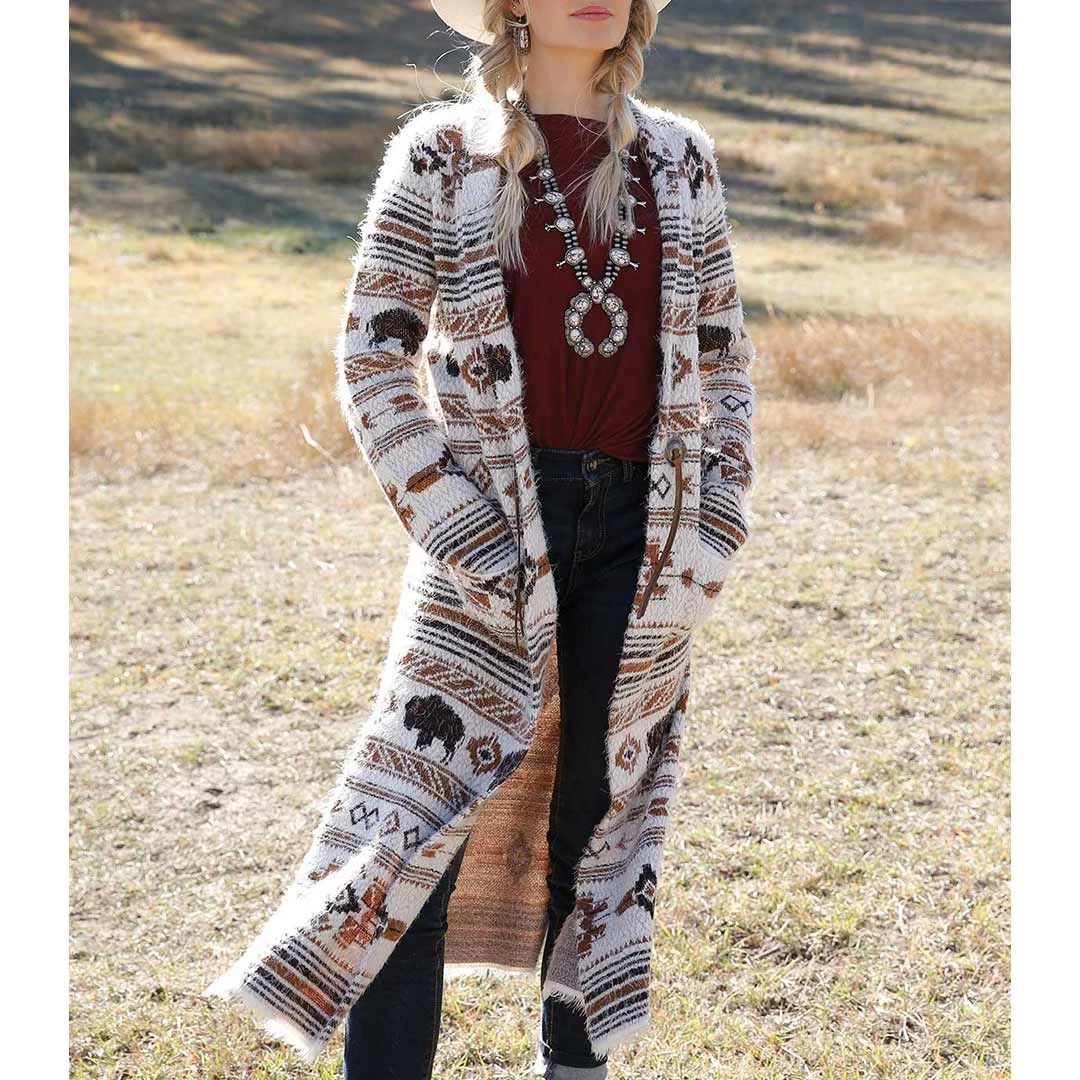 Cruel Denim Women's Eyelash Sweater Duster 2 Cruel Denim Women's Eyelash Sweater Duster - Image 2