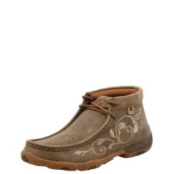 Twisted X Women's Embroidered Chukka Driving Moc Shoes