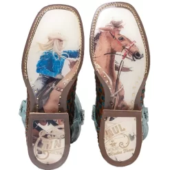 Tin Haul Women's Rodeo Team Cowgirl Boots -Western Fashion Ladies img87544 tin haul women s rodeo team cowgirl boots