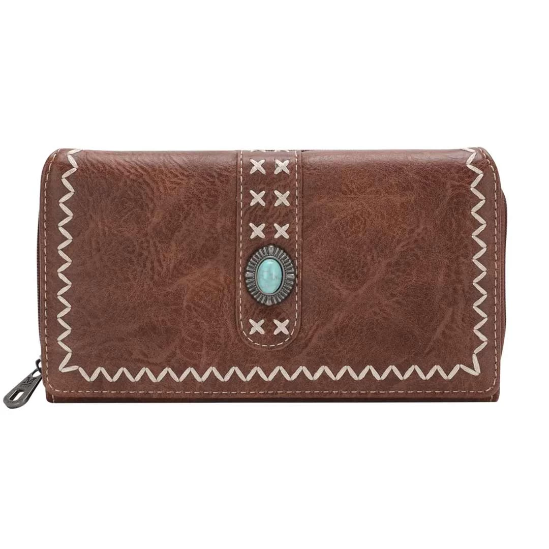 Montana West Concho Collection Cross Stitch Wallet 3 Montana West Concho Collection Cross Stitch Wallet - Image 3
