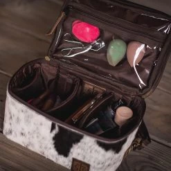 STS Ranchwear Cowhide Glamour Makeup Organizer -Western Fashion Ladies img88626 sts ranchwear cowhide glamour makeup organizer