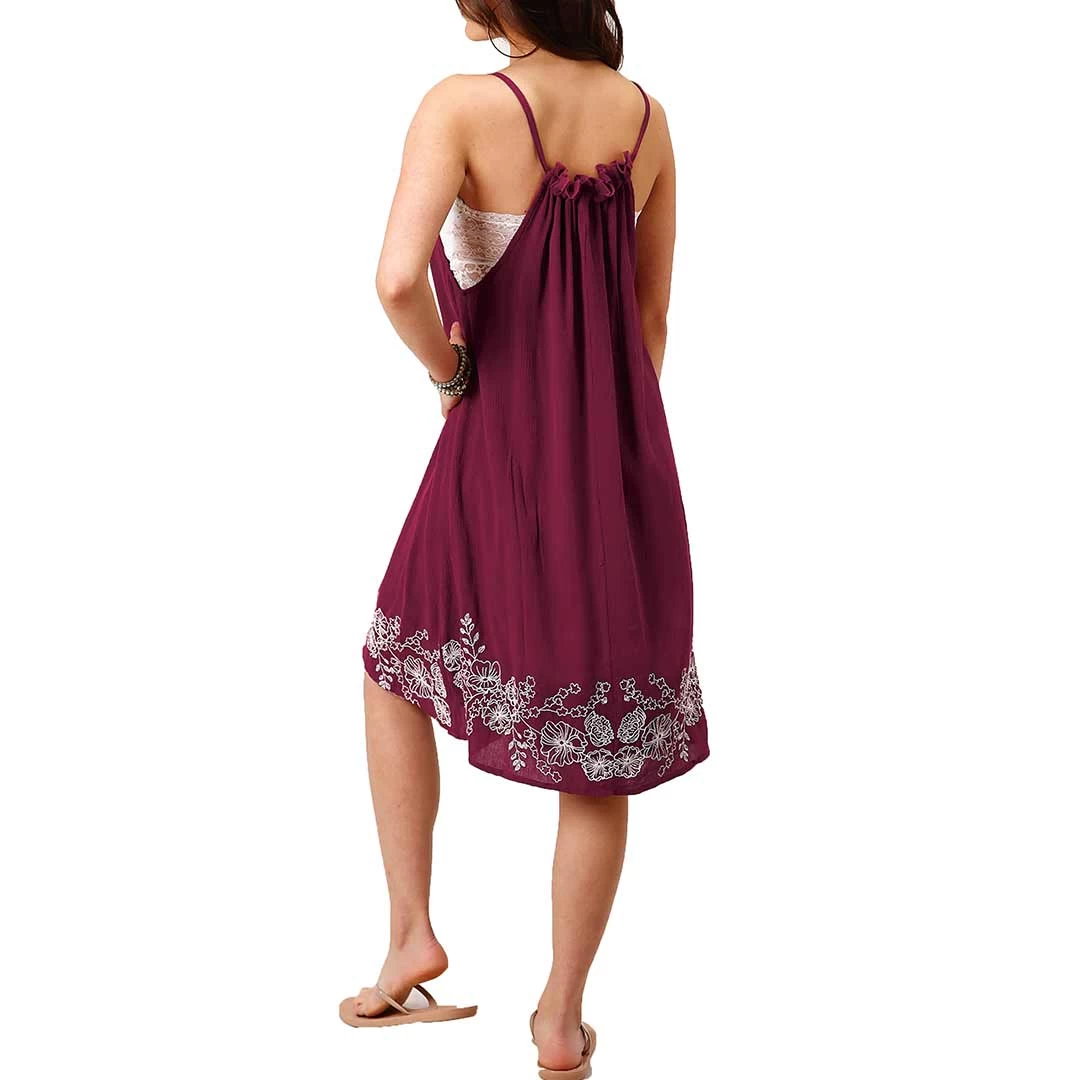 Roper Women's Floral Embroidered Dress 2 Roper Women's Floral Embroidered Dress - Image 2