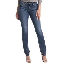 Silver Jeans Women's Suki Mid Rise Straight Leg Jeans 5 Silver Jeans Women's Suki Mid Rise Straight Leg Jeans -Western Fashion Ladies img93820 silver jeans women s suki mid rise straight leg jeans