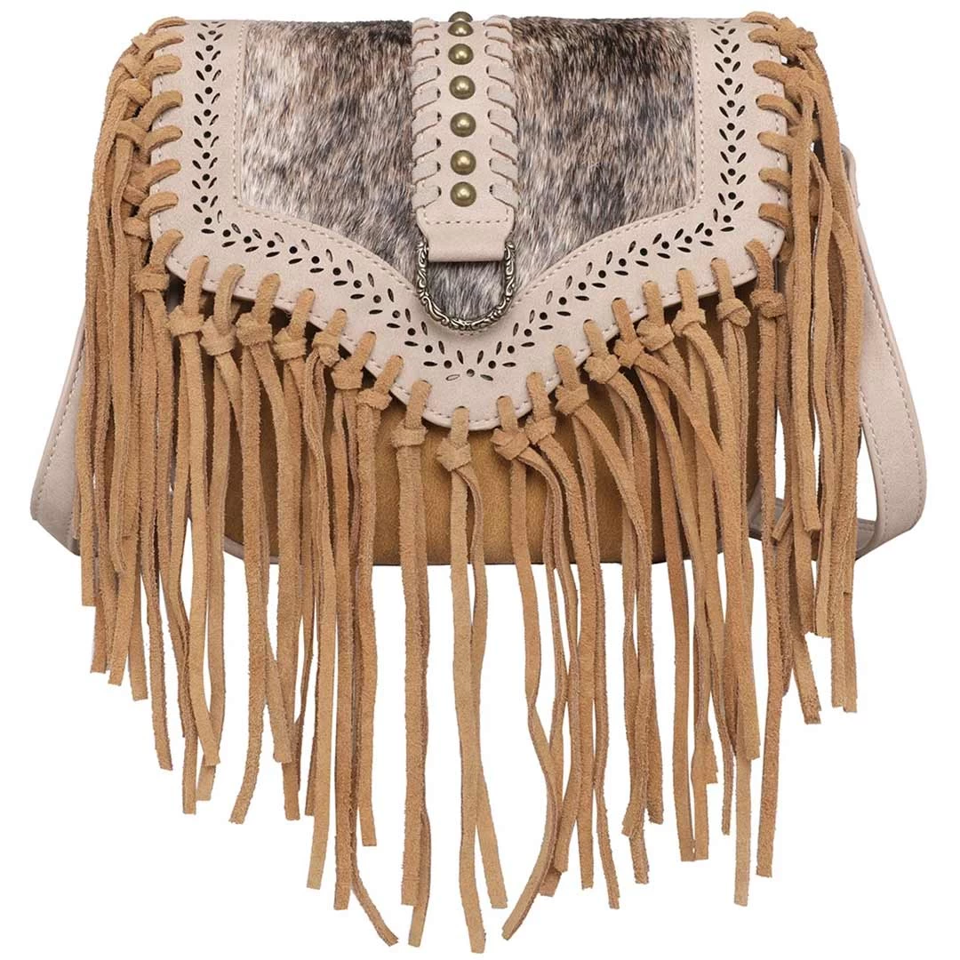 Wrangler Hair-On Cowhide Fringe Crossbody 1 Wrangler Hair-On Cowhide Fringe Crossbody