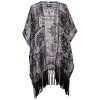 Hooey Brands Women's Long Kimono With Fringe
