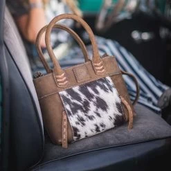 STS Ranchwear Cowhide Saddle Tramp Satchel -Western Fashion Ladies img96165 sts ranchwear cowhide saddle tramp satchel