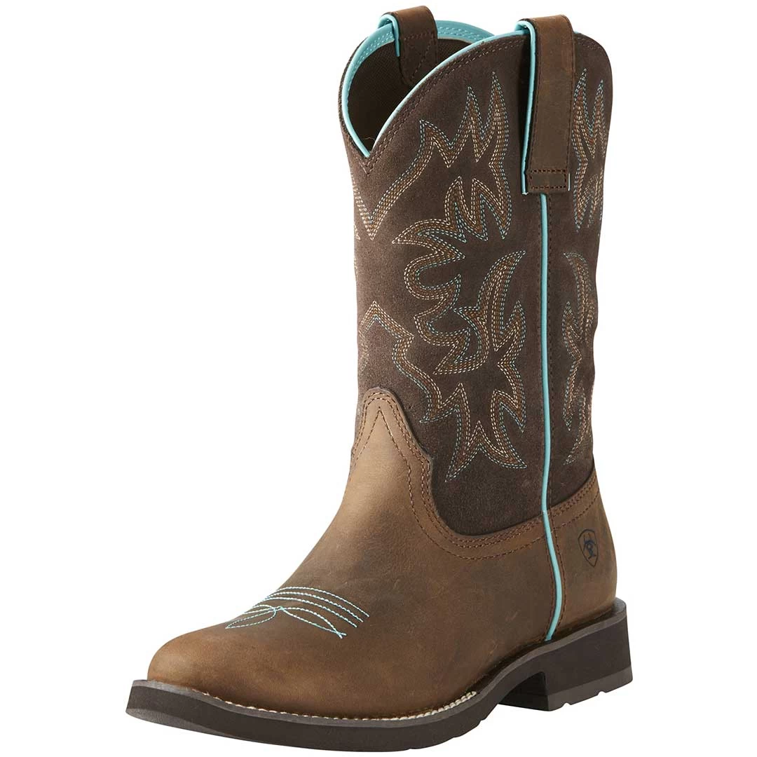 Ariat Women's Delilah Round Toe Cowgirl Boots 1 Ariat Women's Delilah Round Toe Cowgirl Boots