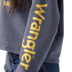 Wrangler X Yellowstone Women's Dutton Ranch Cropped Hoodie 9 Wrangler X Yellowstone Women's Dutton Ranch Cropped Hoodie -Western Fashion Ladies img99213 wrangler x yellowstone women s dutton ranch cropped hoodie