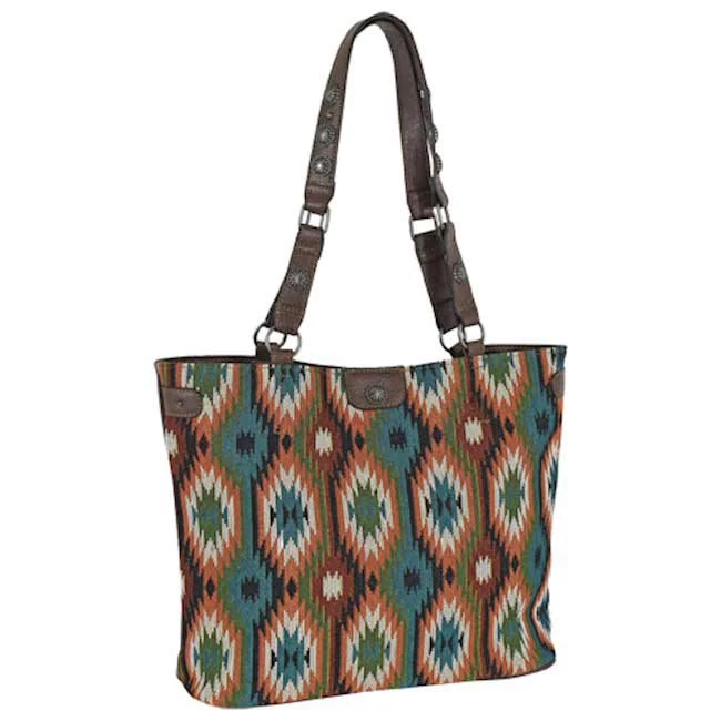 Justin Aztec Jacquard Tote Bag 1 Justin Aztec Jacquard Tote Bag