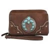 Justin Women's Turquoise Naja Concho Wallet