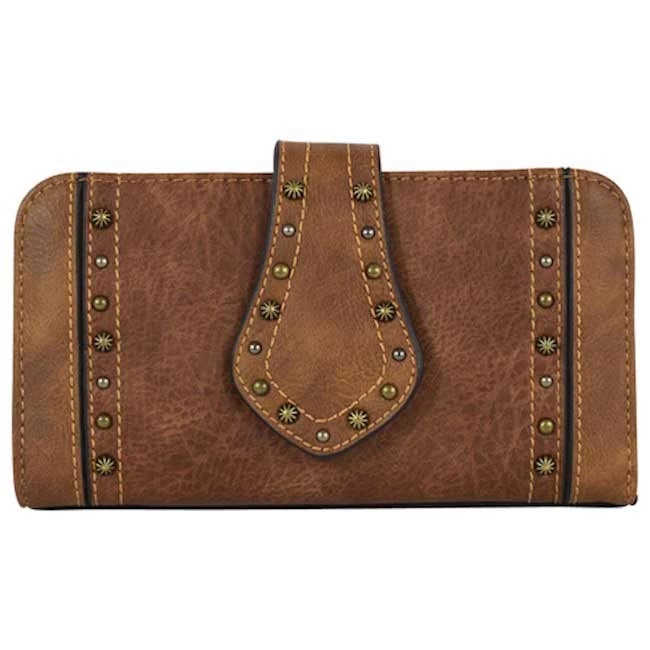 Justin Women's Weathered With Trim Wallet 1 Justin Women's Weathered With Trim Wallet