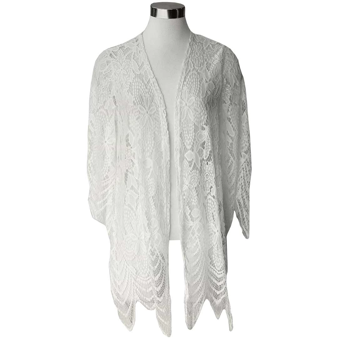 Keren Hart Women's Lace Open Front Cardigan 1 Keren Hart Women's Lace Open Front Cardigan