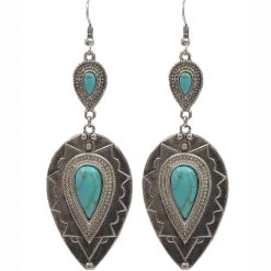 M&F Western Products Inverted Teardrop Earrings
