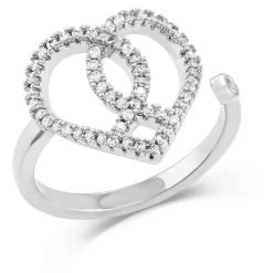 Montana Silversmiths Connected In Faith Light Heart Ring