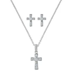Montana Silversmiths Women's Cross Jewelry Set