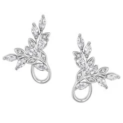 Montana Silversmiths Frozen In Time Leaf Earrings