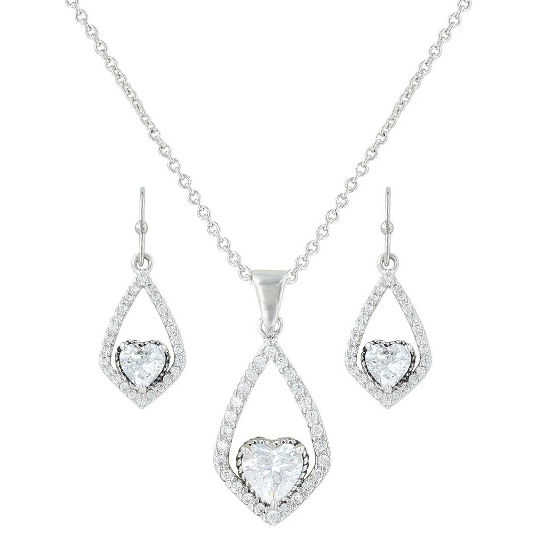 Montana Silversmiths Women's Hearts On A Swing Jewelry Set 2 Montana Silversmiths Women's Hearts On A Swing Jewelry Set - Image 2