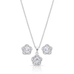 Montana Silversmiths Women's Starlight Flower Jewelry Set