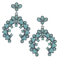 Montana Silversmiths Women's Attitude Squash Blossom Earrings