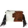 Montana West Hair-On Cowhide Clutch/Crossbody