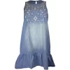 Panhandle Women's Embroidered Denim Tank Dress