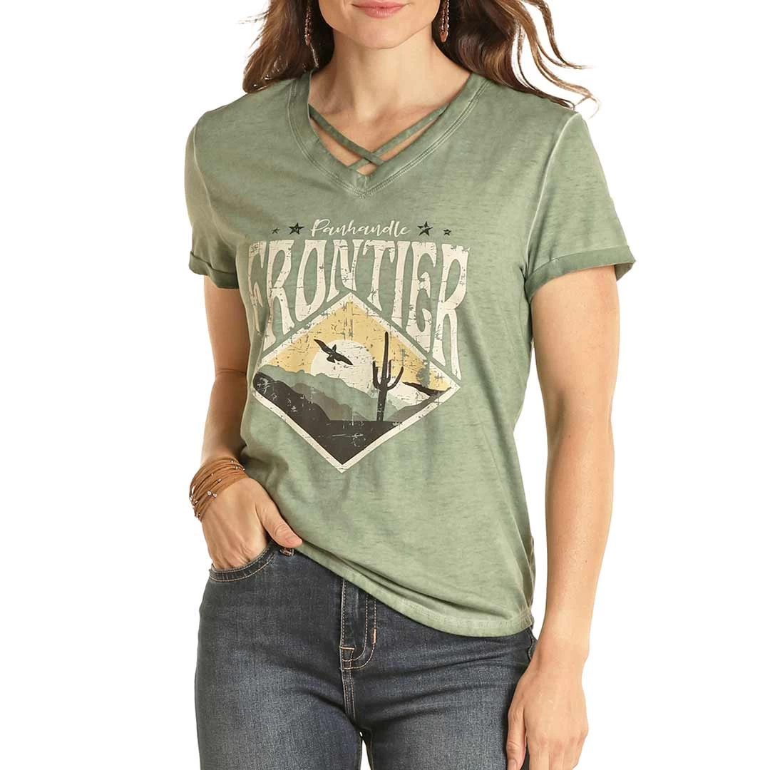 Panhandle Women's Frontier Graphic T-shirt 1 Panhandle Women's Frontier Graphic T-shirt