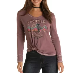 Panhandle Women's Frontier Long Sleeve Graphic T-shirt