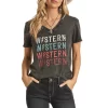 Rock & Roll Cowgirl Women's Western Graphic T-Shirt