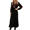 Roper Women's Embroidered Tiered Maxi Dress