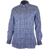 Rough Stock Women's Plaid Stripe Snap Shirt