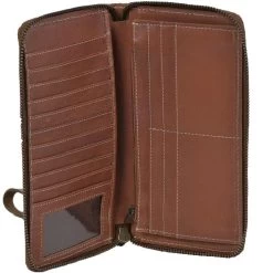 STS Ranchwear Cowhide Saddle Tramp Bentley Wallet -Western Fashion Ladies sts ranchwear cowhide saddle tramp bentley wallet