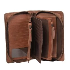 STS Ranchwear Cowhide Saddle Tramp Evie Organizer Wallet -Western Fashion Ladies sts ranchwear cowhide saddle tramp evie organizer wallet