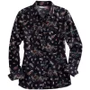 Tin Haul Women's Cactus Boot Print Snap Shirt