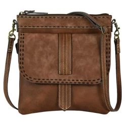 Tony Lama Double Stitch Accent Crossbody Purse