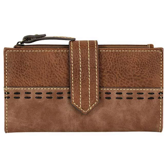 Tony Lama Women's Double Stitch Accent Wallet 1 Tony Lama Women's Double Stitch Accent Wallet