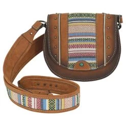 Tony Lama Woven Accent Saddle Bag