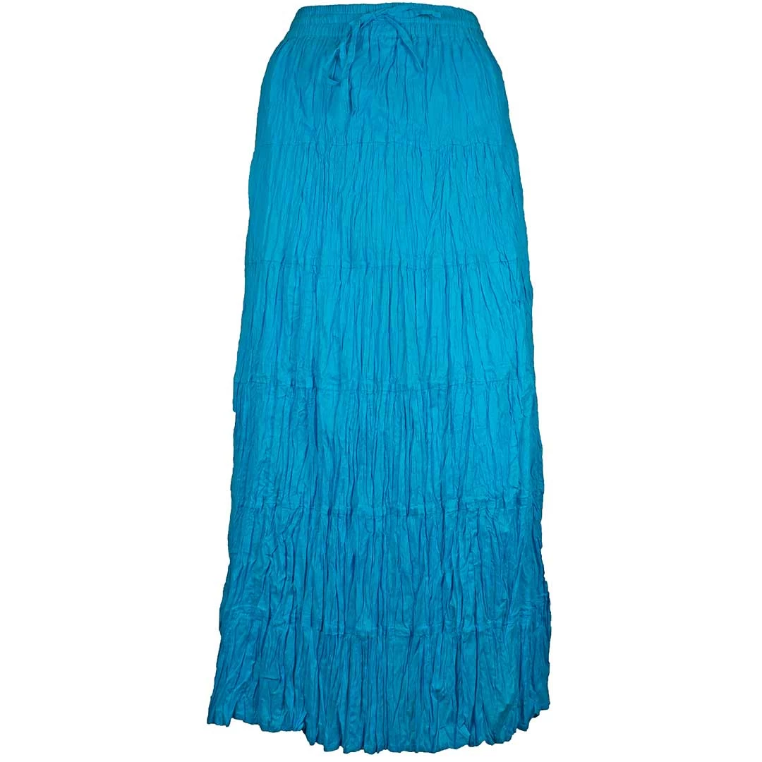 Wondrous Art Wear Women's Solid Tiered Skirt 3 Wondrous Art Wear Women's Solid Tiered Skirt - Image 3