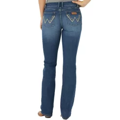 Wrangler Women's Retro Mae Aztec Pocket Bootcut Jeans