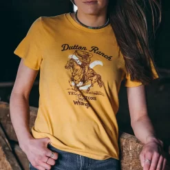 Wrangler X Yellowstone Women's Graphic T-shirt 9 Wrangler X Yellowstone Women's Graphic T-shirt -Western Fashion Ladies wrangler x yellowstone women s graphic t shirt